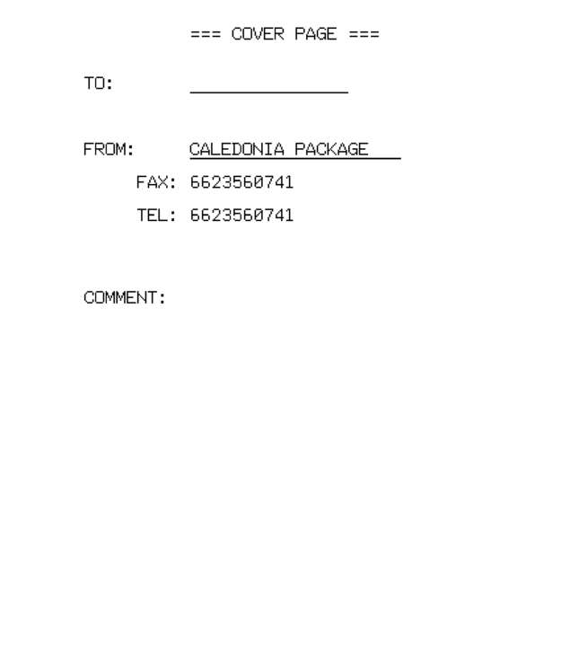 fax page