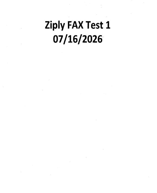 fax page