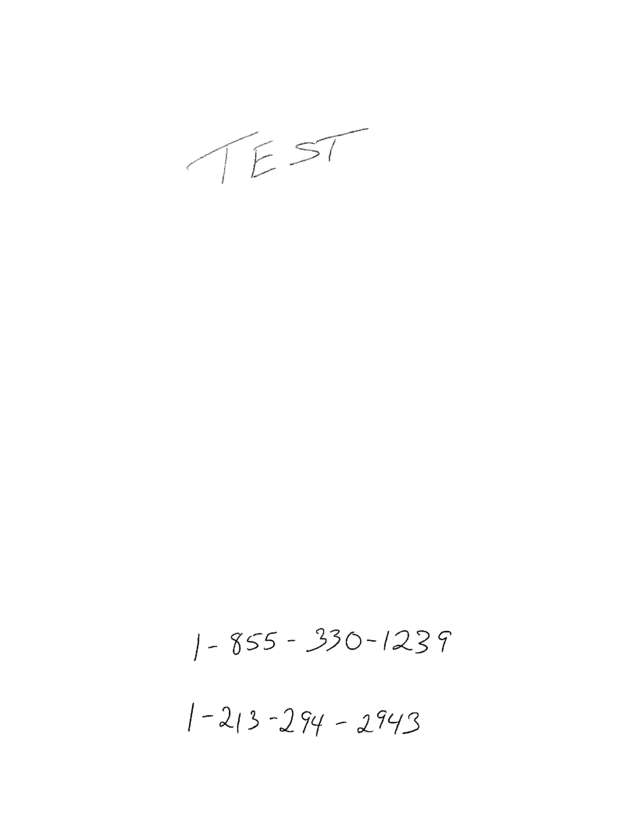 Fax page