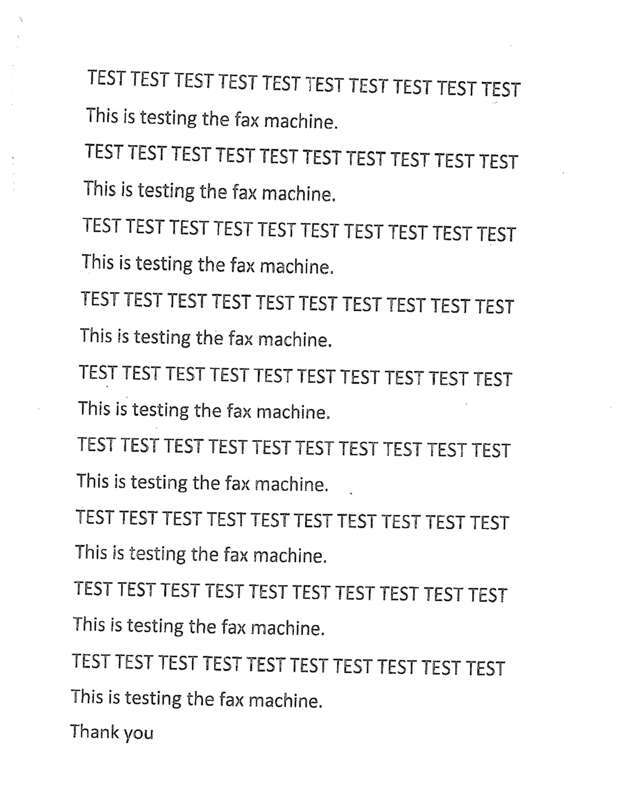 fax page
