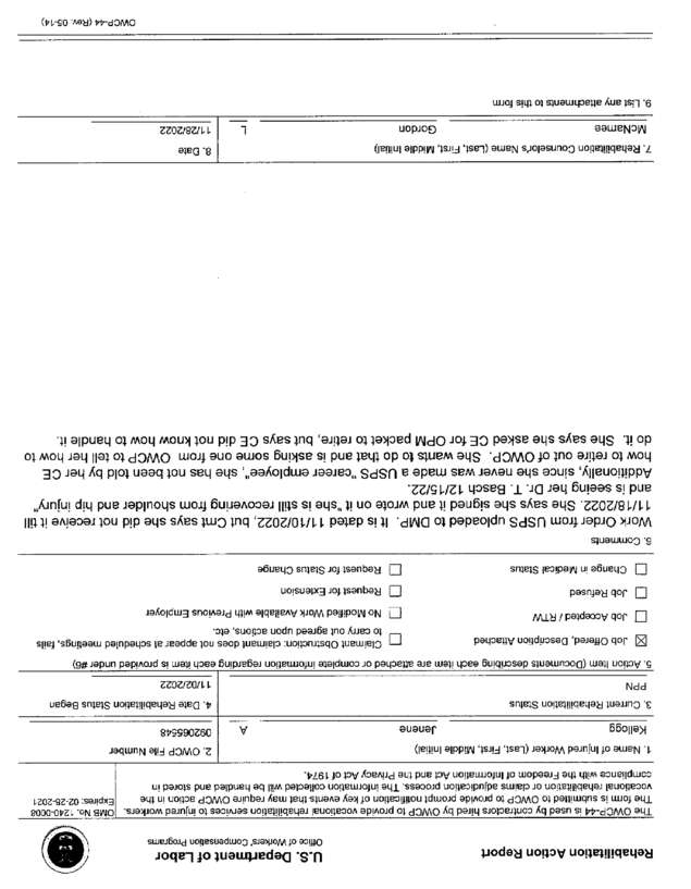 Fax page