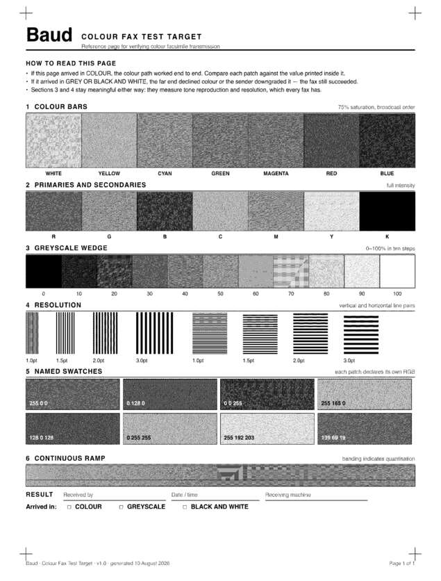 fax page