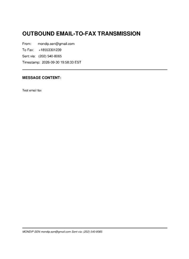 fax page