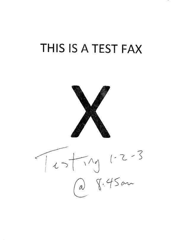 fax page