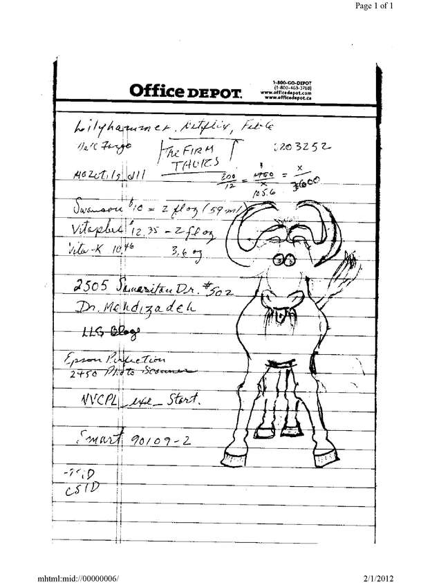 Fax page