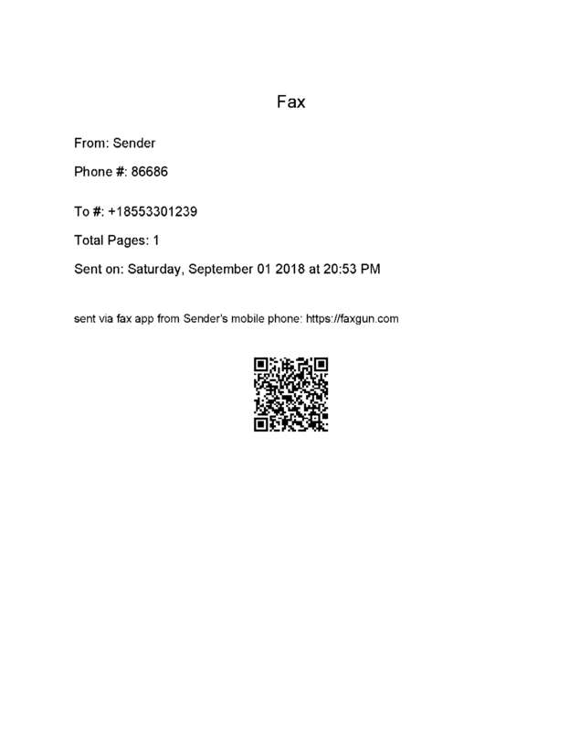 Fax page