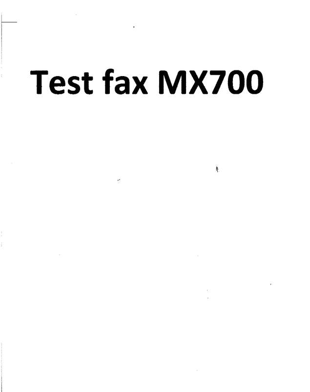 Fax page
