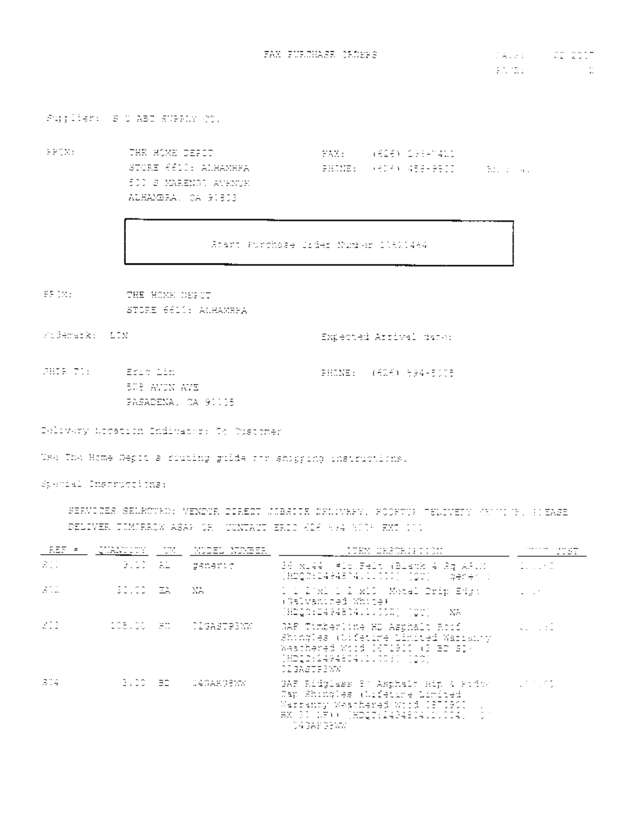Fax page