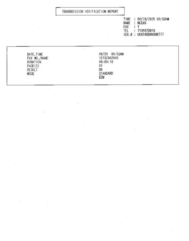 fax page