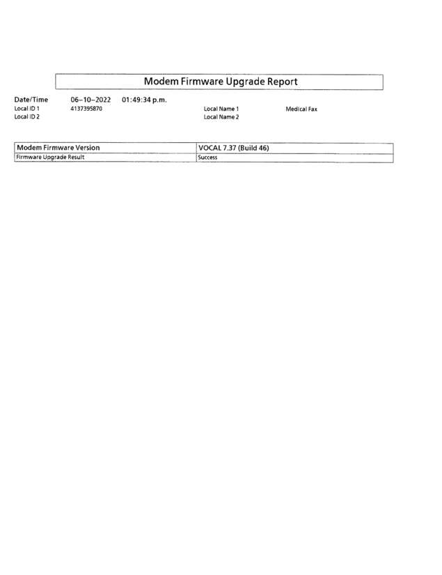 Fax page