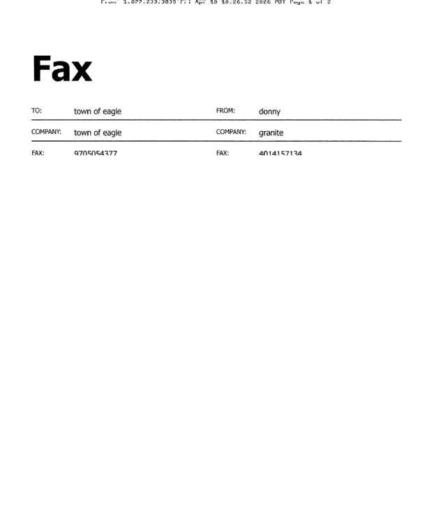 fax page