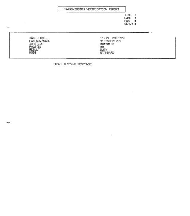 Fax page
