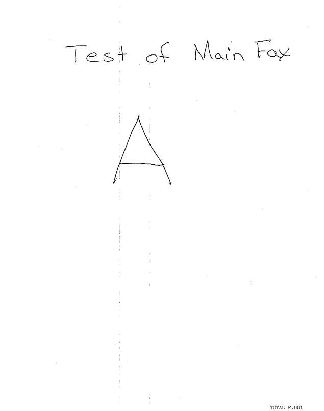 Fax page