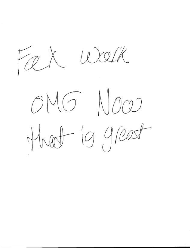 Fax page