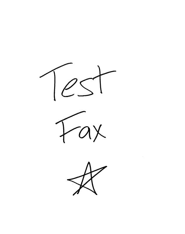 Fax page