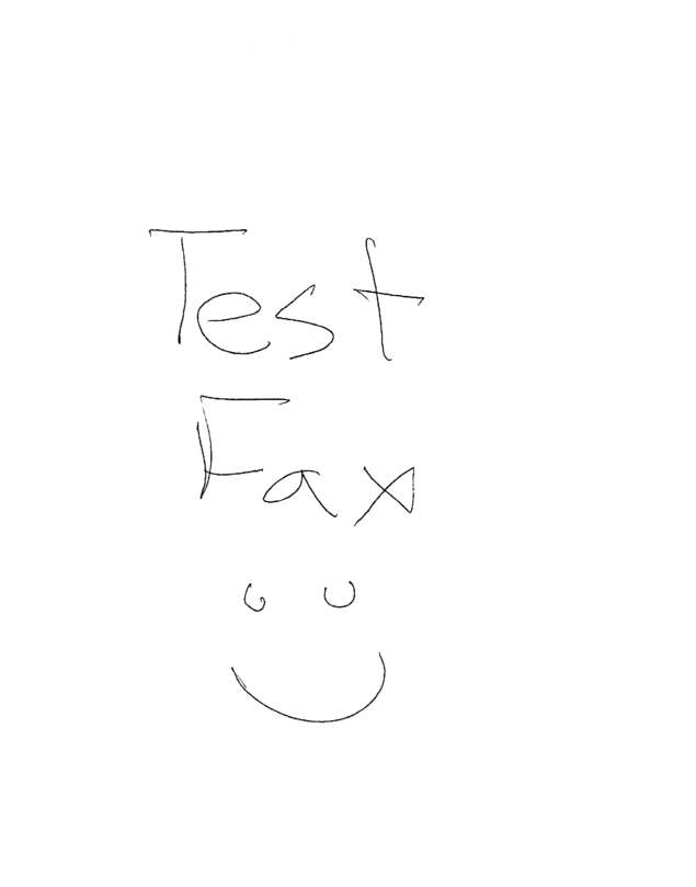 Fax page