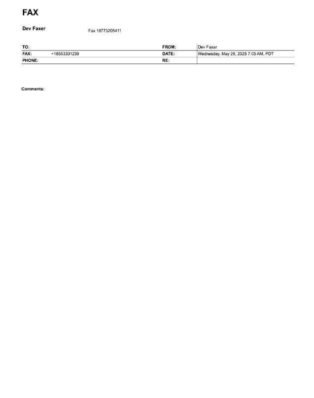 fax page