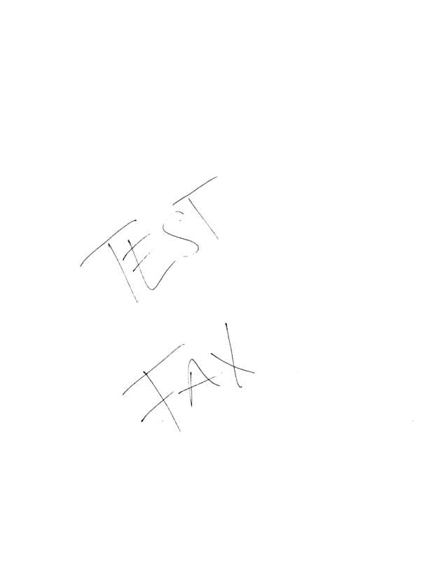 Fax page