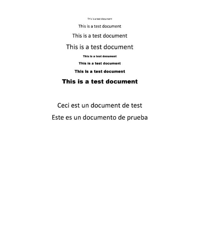 Fax page