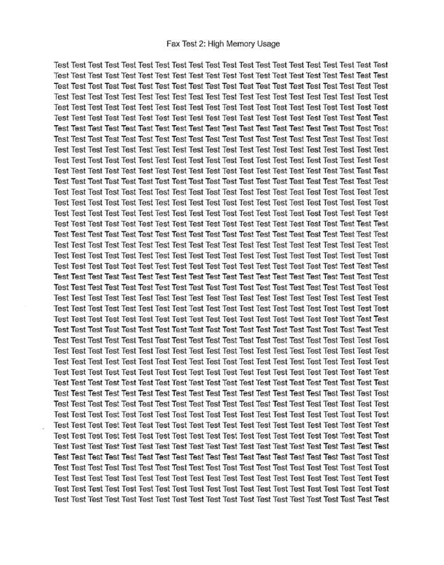 fax page