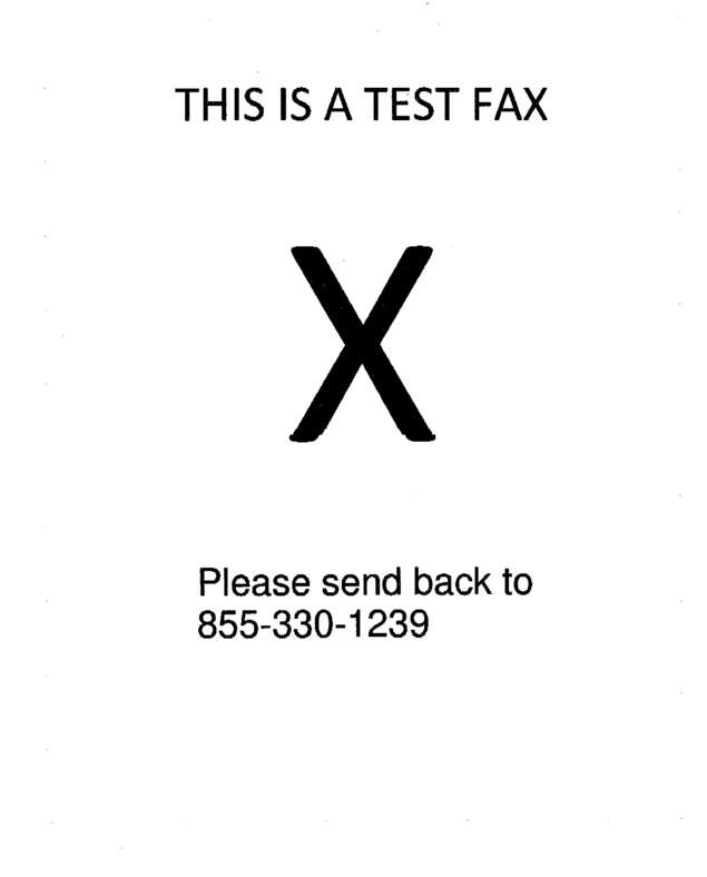 fax page
