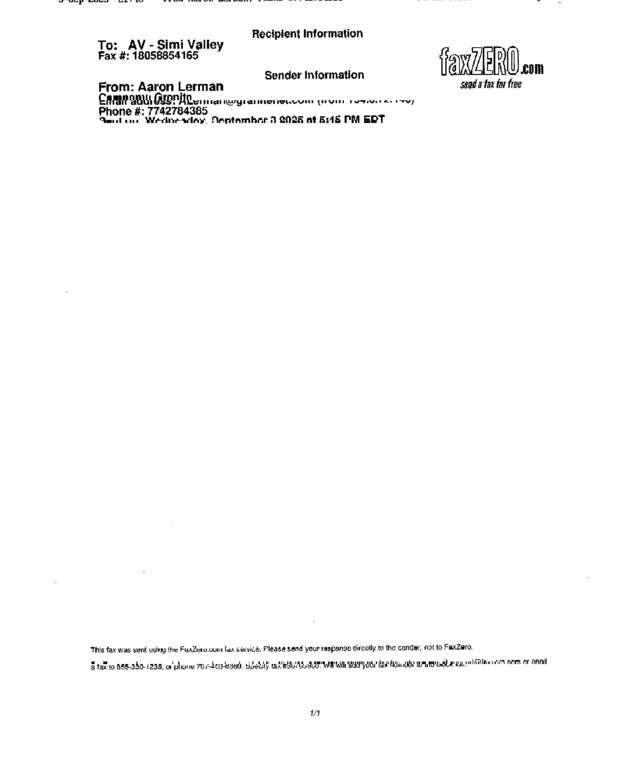 fax page