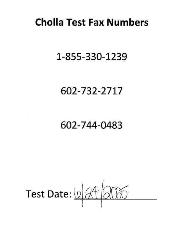 fax page