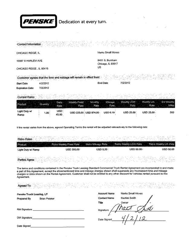 Fax page