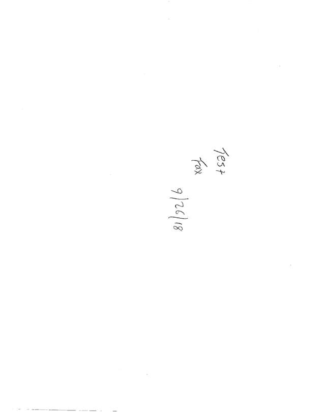 Fax page