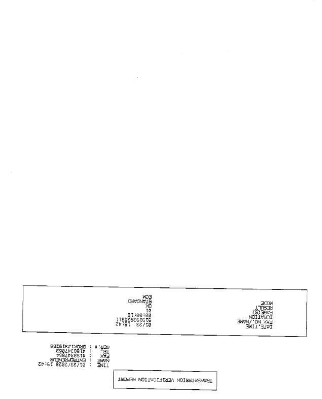 Fax page