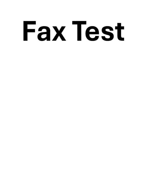 fax page