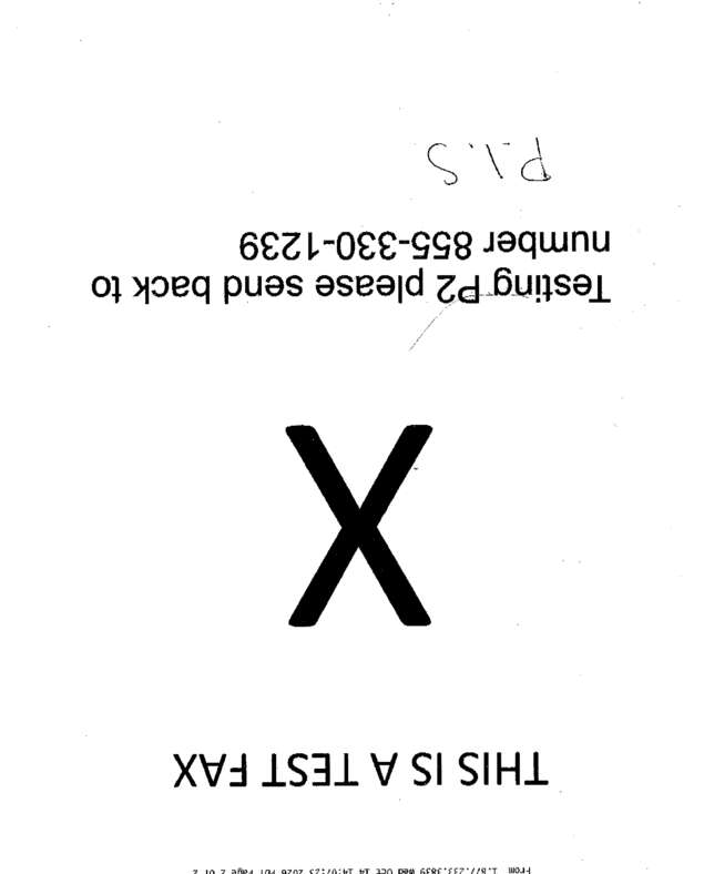 fax page