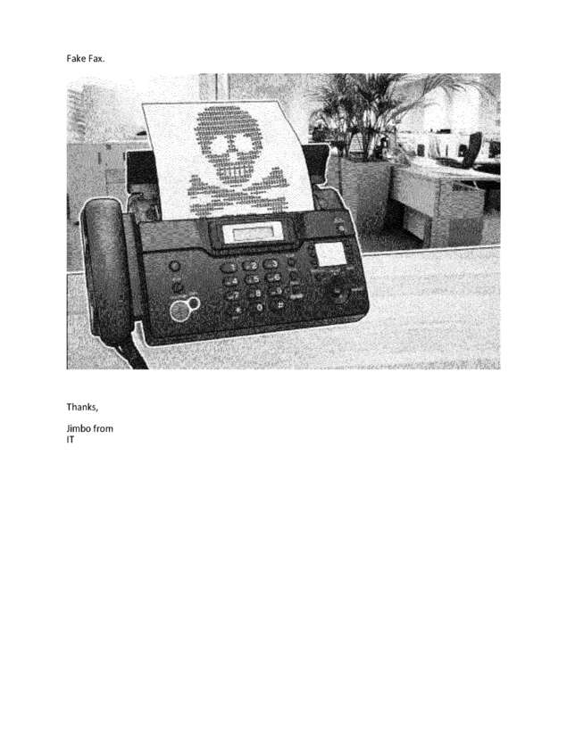 Fax page