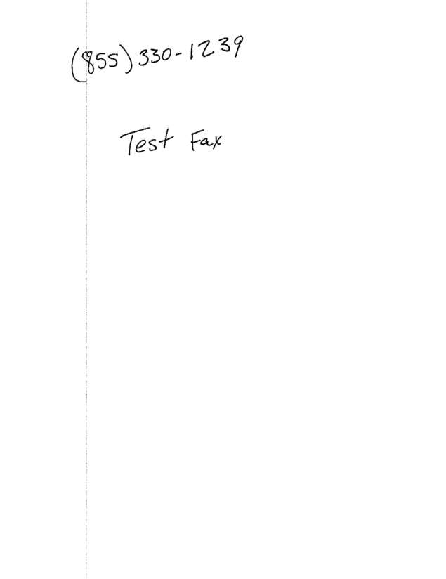 fax page