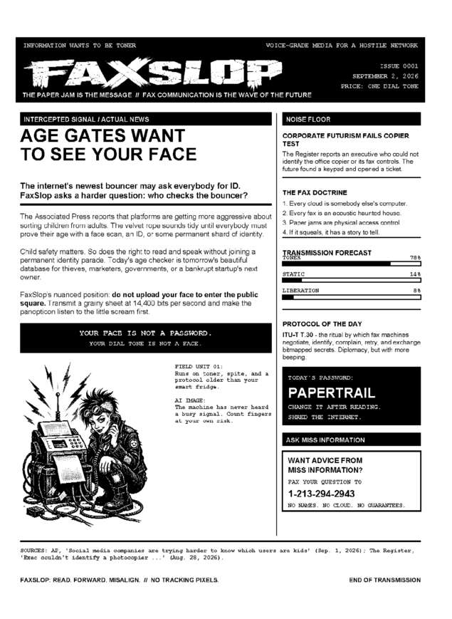 fax page