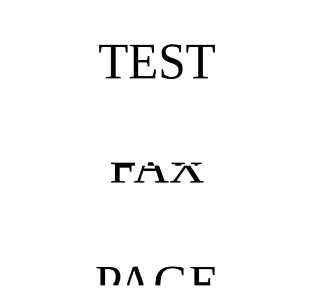 fax page