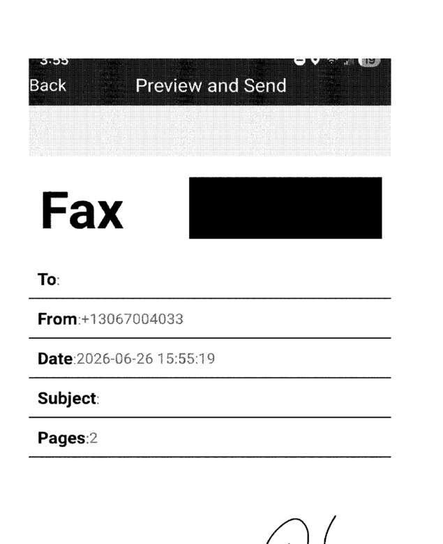 fax page