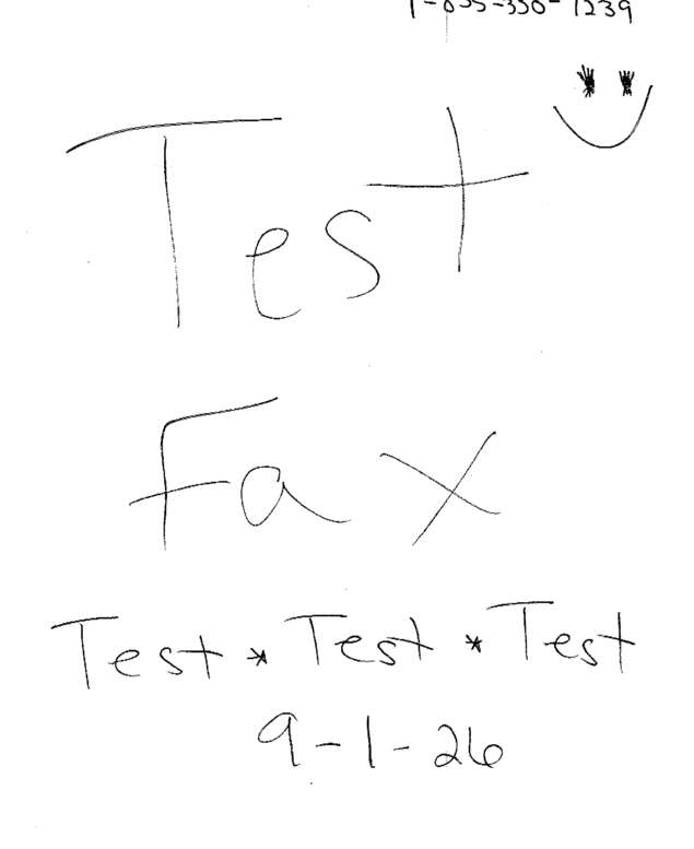 fax page