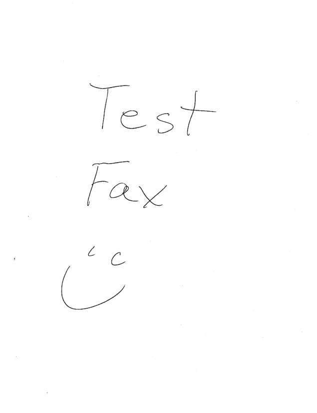 Fax page