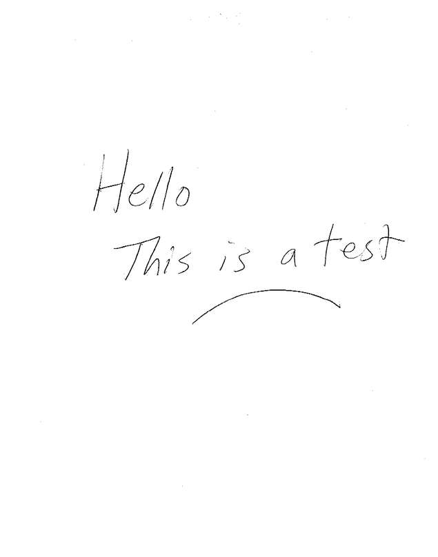 Fax page