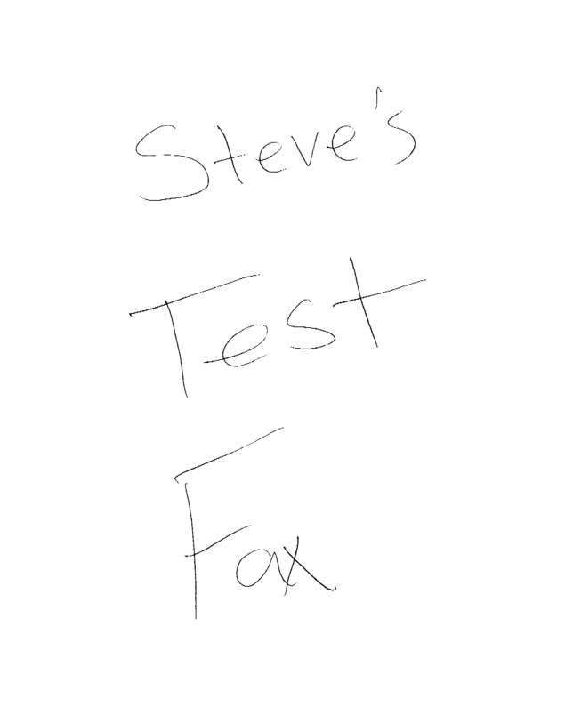 Fax page