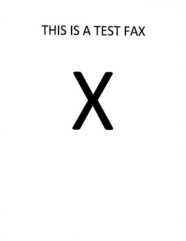Fax page