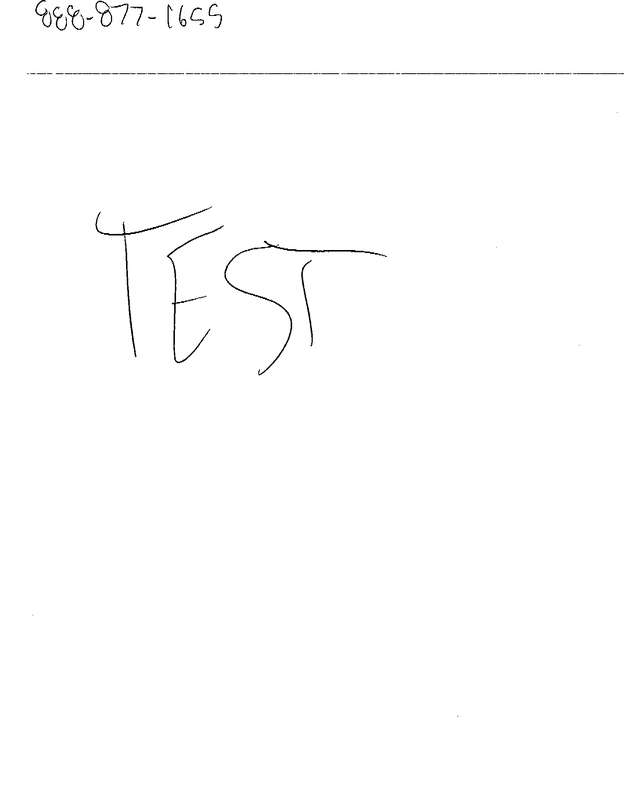 Fax page