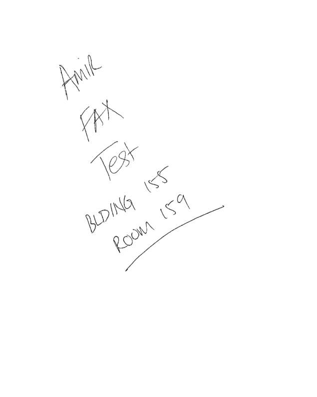 Fax page