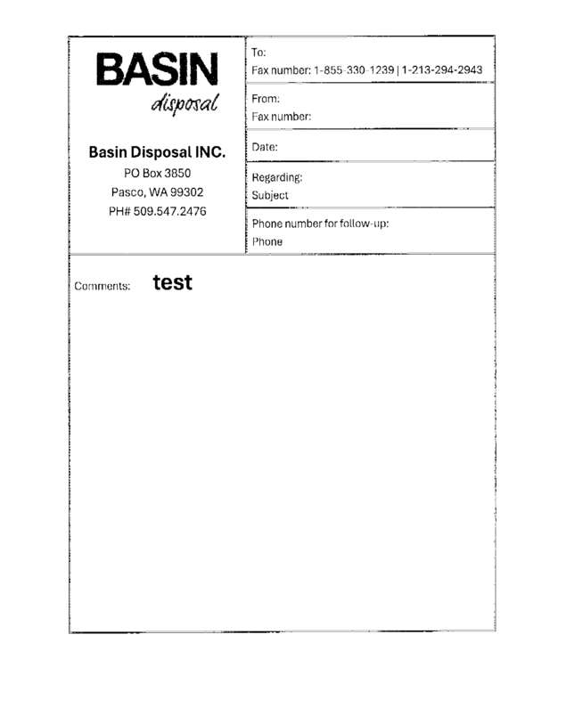fax page