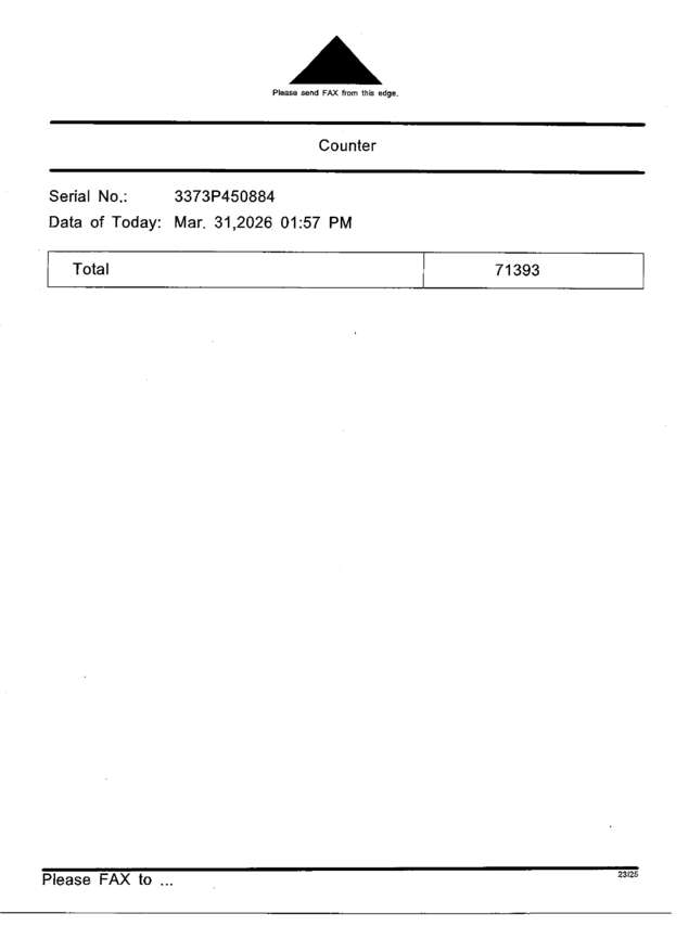 Fax page