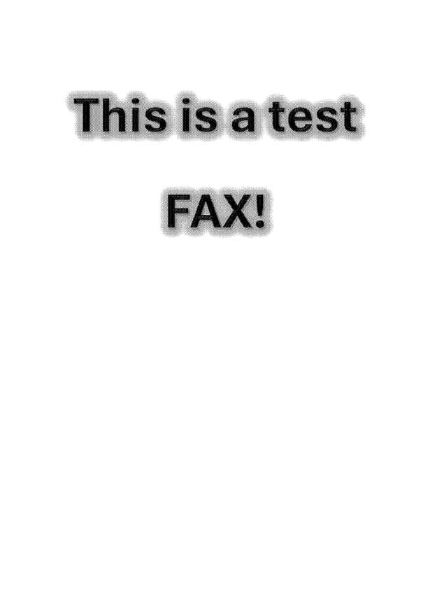 fax page