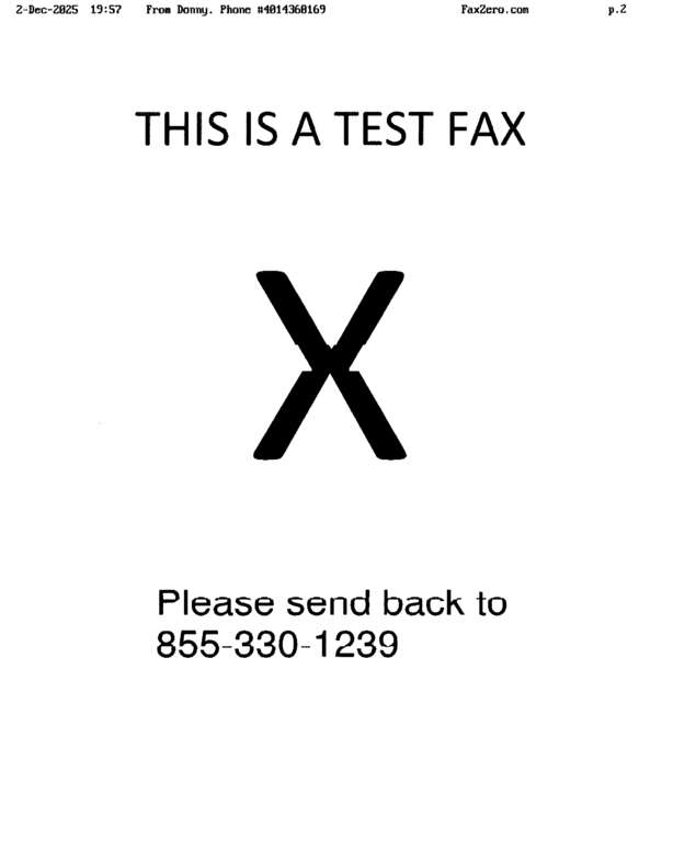 fax page