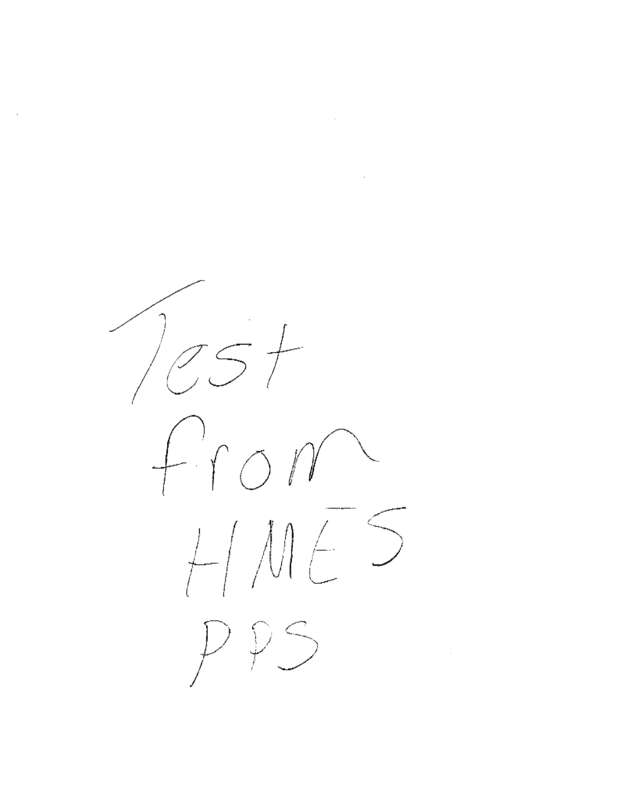 Fax page