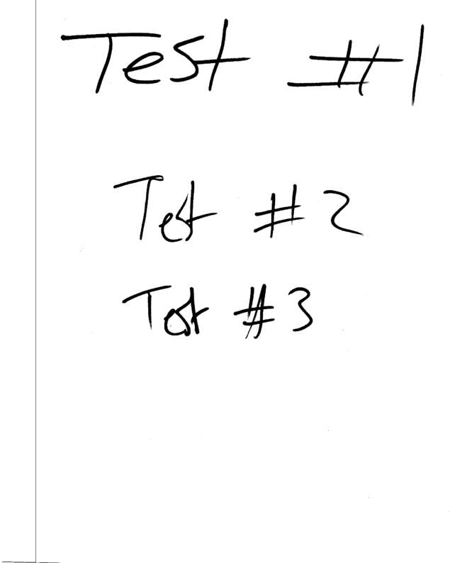 Fax page